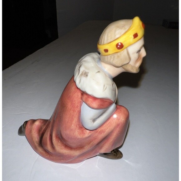 GOEBEL KNEELING KING WISE MAN NATIVITY FIGURINE WEST GERMANY #HX2575 Vintage - Picture 6 of 7